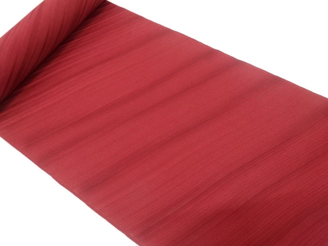 JAPANESE KIMONO / ANTIQUE BOLT FOR HAORI / SILK / WOVEN DIAGONAL STRIPE